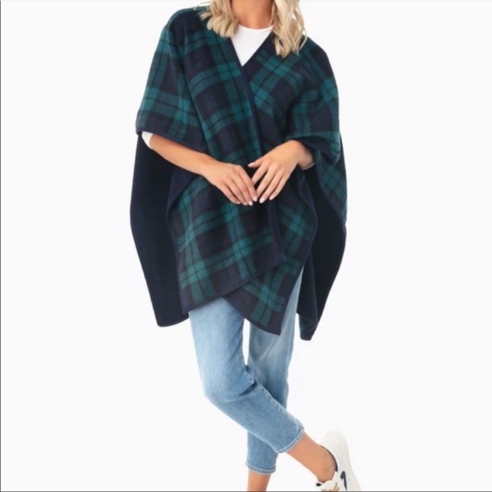 Plaid Tuckernuck Poncho